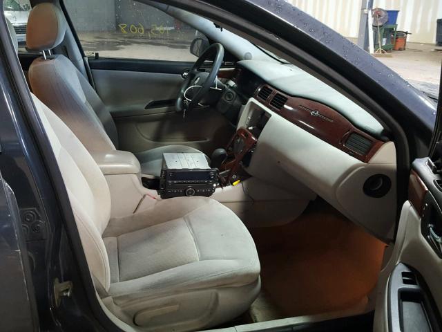 2G1WT58N081297035 - 2008 CHEVROLET IMPALA LT BLUE photo 5