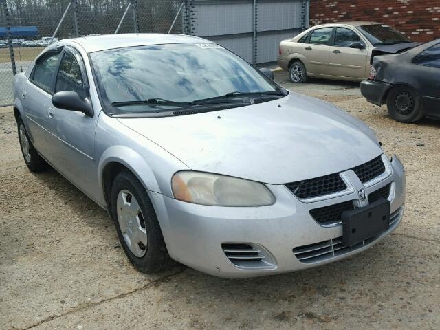 1B3AL46T76N219801 - 2006 DODGE STRATUS SX SILVER photo 1