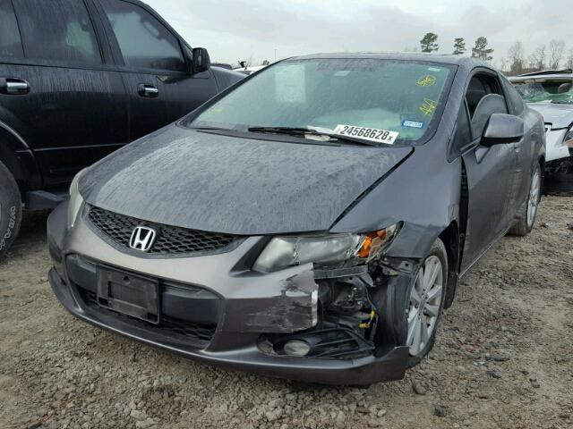 2HGFG3B86CH506637 - 2012 HONDA CIVIC EX GRAY photo 2