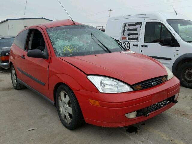 3FAFP313X1R160006 - 2001 FORD FOCUS ZX3 RED photo 1