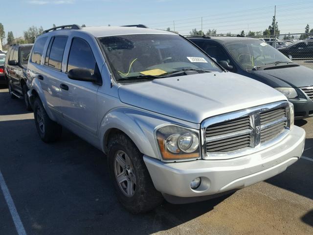 1D4HD48D24F216508 - 2004 DODGE DURANGO SL SILVER photo 1