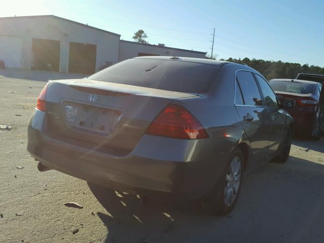 1HGCM66526A030323 - 2006 HONDA ACCORD EX GRAY photo 4