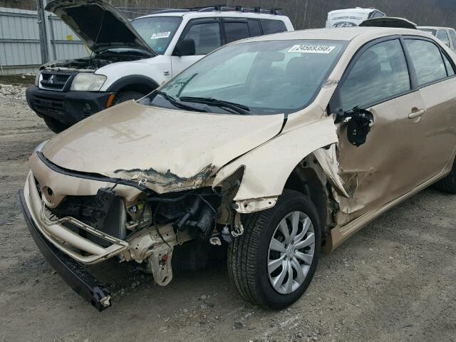 2T1BU4EE7CC915298 - 2012 TOYOTA COROLLA BA GOLD photo 9