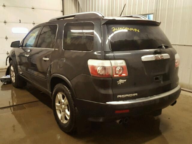 1GKEV33767J151015 - 2007 GMC ACADIA SLT BLACK photo 3