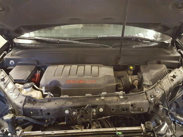 1GKEV33767J151015 - 2007 GMC ACADIA SLT შავი ფოტო 7