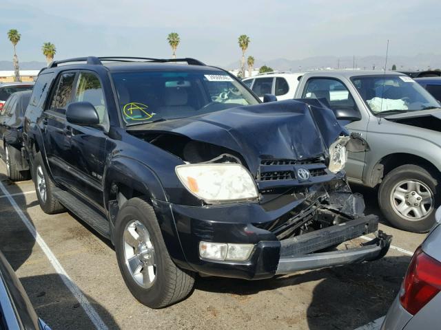 JTEBU14R948017409 - 2004 TOYOTA 4RUNNER SR BLACK photo 1