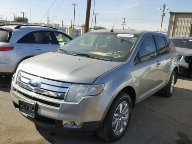 2FMDK38C28BA87899 - 2008 FORD EDGE SEL GRAY photo 2