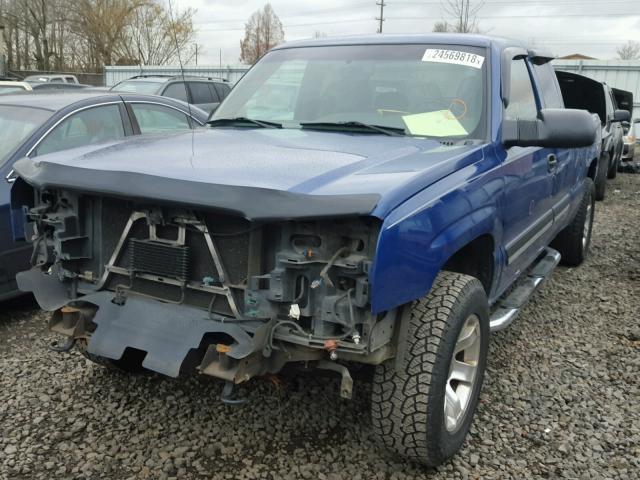 1GCEK19T53E350184 - 2003 CHEVROLET SILVERADO BLUE photo 2