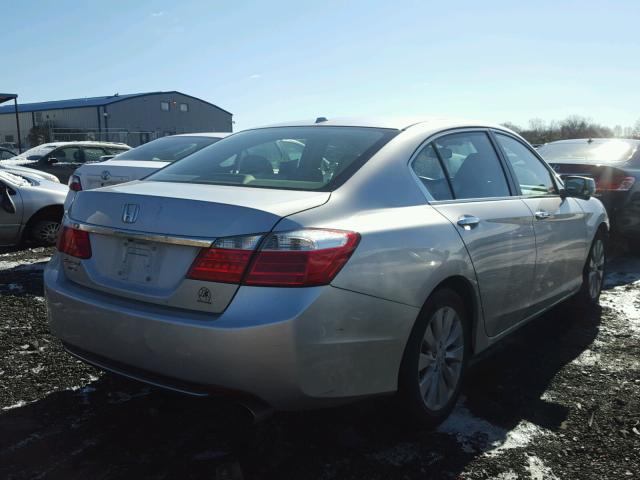 1HGCR2F88EA031480 - 2014 HONDA ACCORD EXL SILVER photo 4