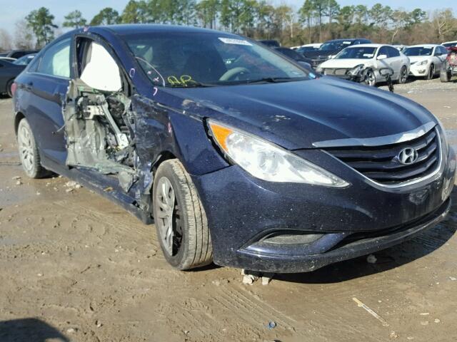 5NPEB4AC4CH436678 - 2012 HYUNDAI SONATA GLS BLUE photo 1