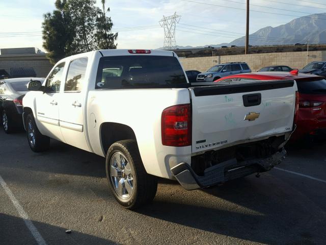 3GCPCTE08BG143079 - 2011 CHEVROLET SILVERADO WHITE photo 3