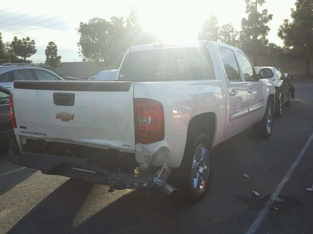 3GCPCTE08BG143079 - 2011 CHEVROLET SILVERADO WHITE photo 4