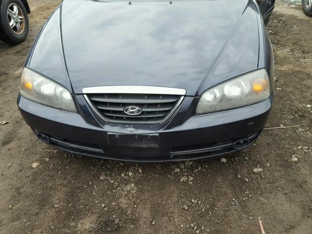 KMHDN46D35U000249 - 2005 HYUNDAI ELANTRA GL BLUE photo 7