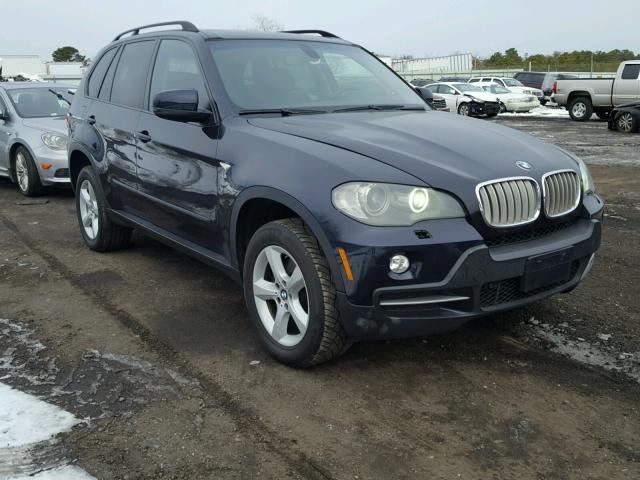 5UXFE83567LZ44250 - 2007 BMW X5 4.8I BLUE photo 1