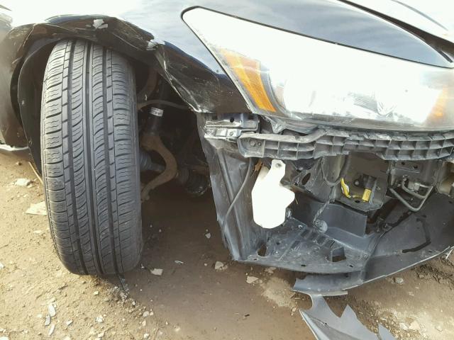 1HGCP263X8A165244 - 2008 HONDA ACCORD LX BLACK photo 9