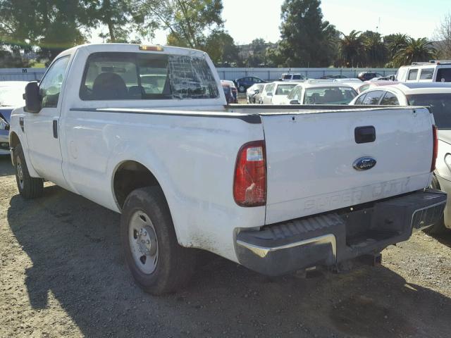 1FTSF20R38EB03302 - 2008 FORD F250 SUPER WHITE photo 3