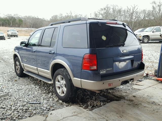 1FMDU74E85UB21858 - 2005 FORD EXPLORER E BLUE photo 3