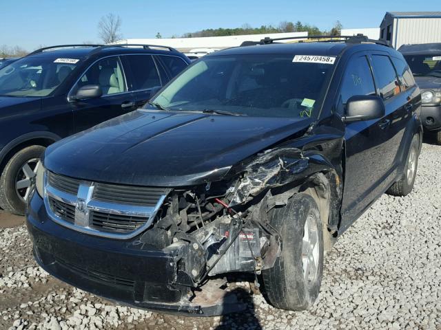 3D4GG47BX9T150046 - 2009 DODGE JOURNEY SE BLACK photo 2