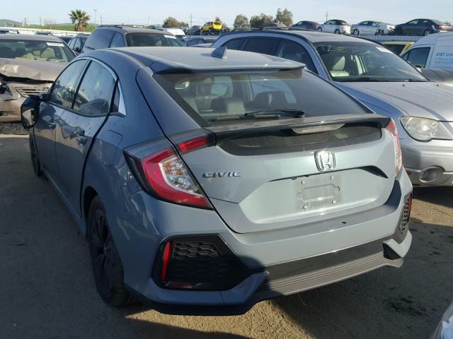 SHHFK7H7XHU403297 - 2017 HONDA CIVIC EXL GRAY photo 3