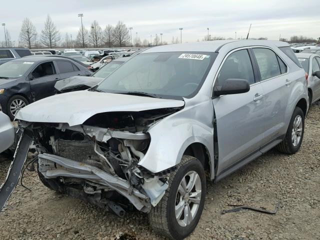 2GNFLCEK9C6114403 - 2012 CHEVROLET EQUINOX LS SILVER photo 2