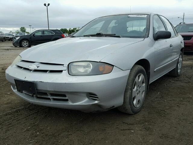 1G1JF52F237265900 - 2003 CHEVROLET CAVALIER L SILVER photo 2