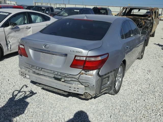 JTHBL46F085057329 - 2008 LEXUS LS 460 GOLD photo 4