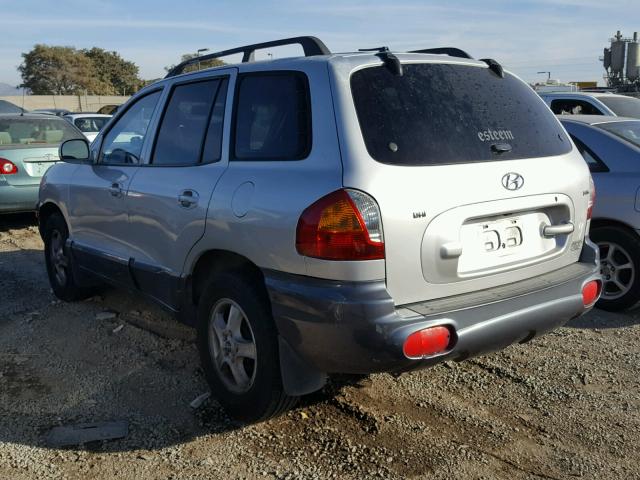 KM8SB12B94U772370 - 2004 HYUNDAI SANTA FE G GRAY photo 3