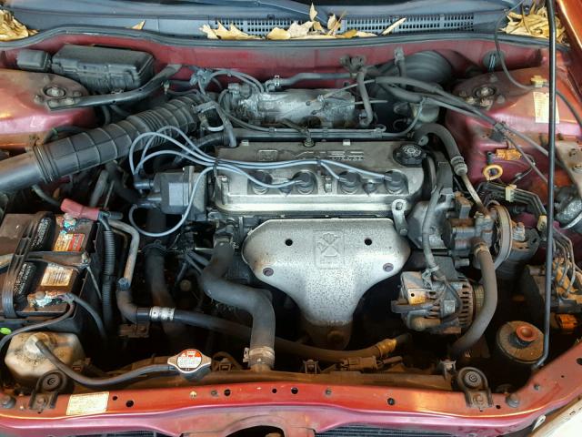 JHMCG5676YC006274 - 2000 HONDA ACCORD SE RED photo 7