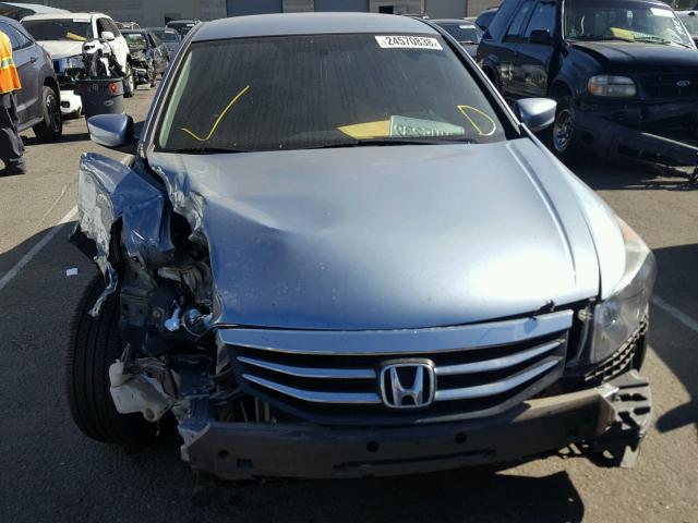 1HGCP2F33CA090153 - 2012 HONDA ACCORD LX BLUE photo 10