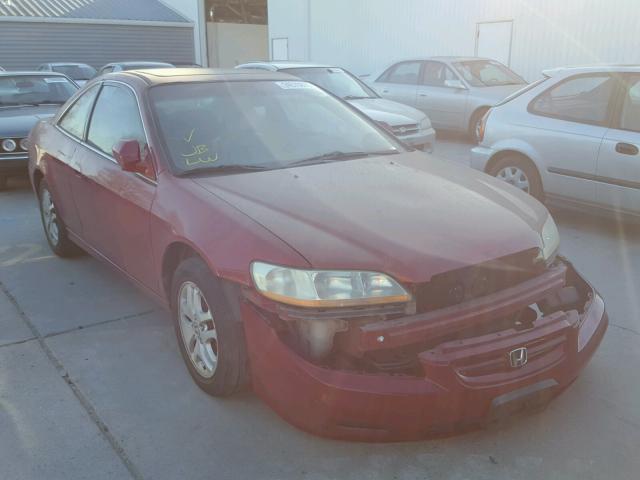 1HGCG22542A011420 - 2002 HONDA ACCORD EX RED photo 1