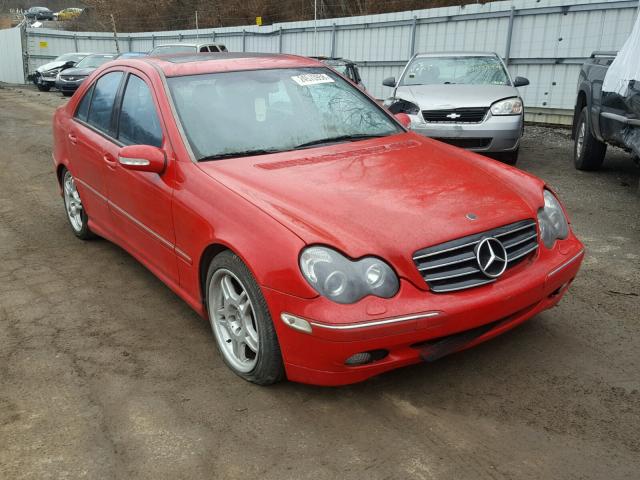 WDBRF65J12F160722 - 2002 MERCEDES-BENZ C 32 AMG K RED photo 1