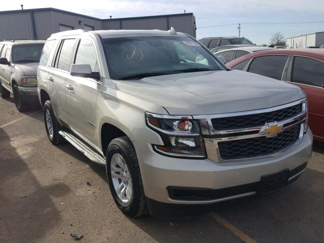 1GNSCBKC3GR473715 - 2016 CHEVROLET TAHOE C150 TAN photo 1