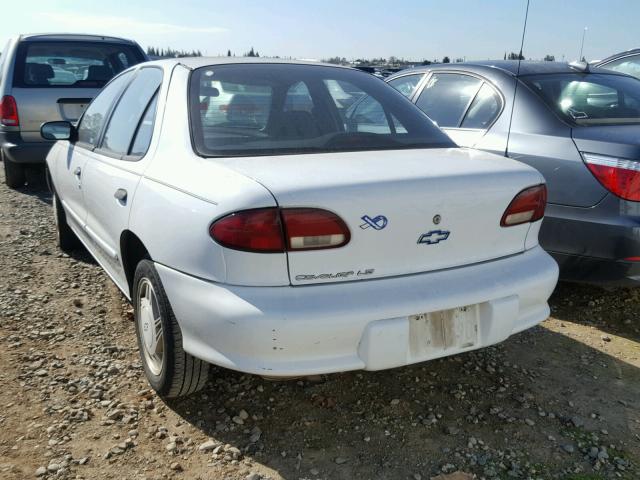 1G1JF5243X7220002 - 1999 CHEVROLET CAVALIER L WHITE photo 3