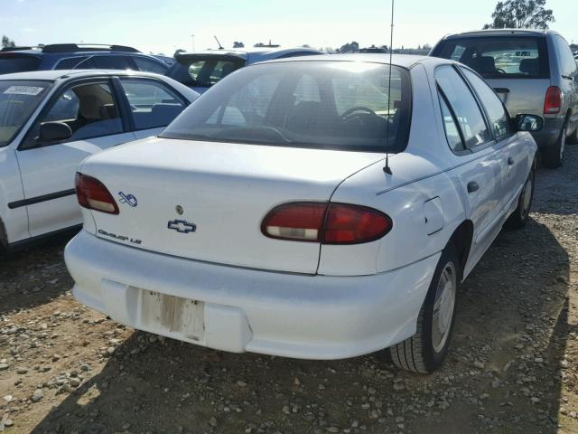 1G1JF5243X7220002 - 1999 CHEVROLET CAVALIER L WHITE photo 4