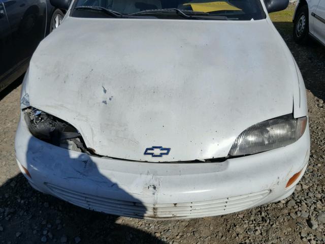 1G1JF5243X7220002 - 1999 CHEVROLET CAVALIER L WHITE photo 7