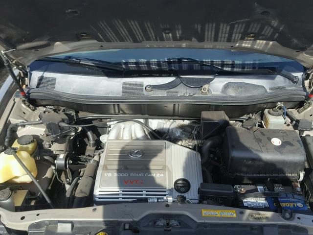 JT6HF10U8X0063682 - 1999 LEXUS RX 300 GOLD photo 7