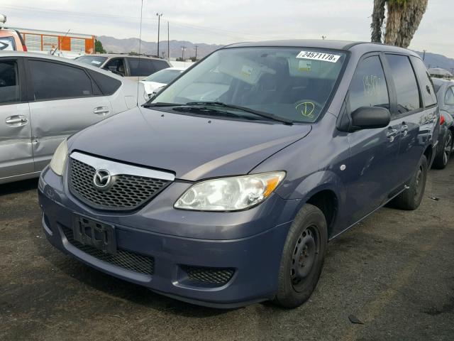 JM3LW28A860564791 - 2006 MAZDA MPV WAGON GRAY photo 2