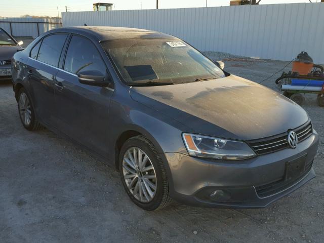 3VWL07AJ7EM211176 - 2014 VOLKSWAGEN JETTA SEL GRAY photo 1