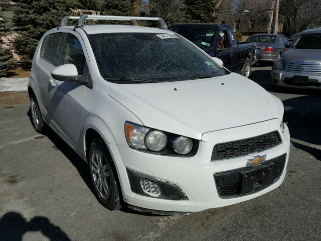 1G1JC6SG6D4117940 - 2013 CHEVROLET SONIC LT WHITE photo 1