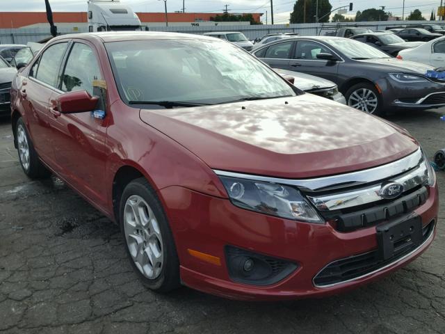 3FAHP0HA3AR164734 - 2010 FORD FUSION SE RED photo 1