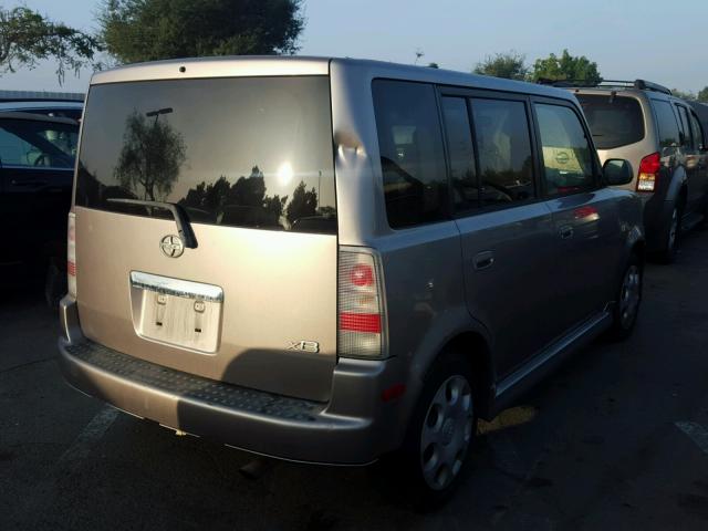 JTLKT334840137570 - 2004 TOYOTA SCION XB GRAY photo 4