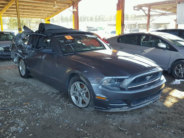 1ZVBP8EM8E5293197 - 2014 FORD MUSTANG CHARCOAL photo 1