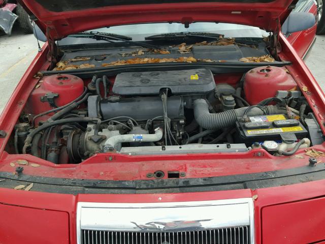 1C3BJ45K9JG336279 - 1988 CHRYSLER LEBARON 红色 照片 7