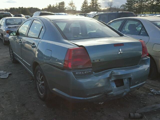 4A3AB36F25E057660 - 2005 MITSUBISHI GALANT ES TEAL photo 3