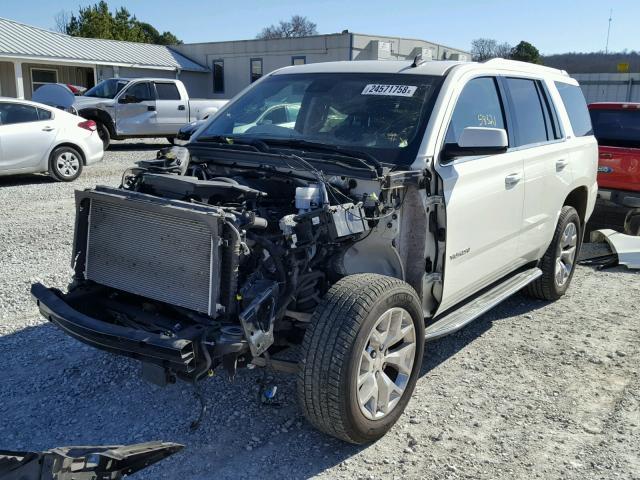 1GKS2BKC5FR124649 - 2015 GMC YUKON SLT WHITE photo 2