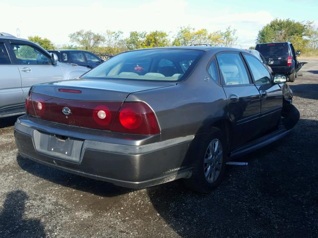 2G1WF52E739114062 - 2003 CHEVROLET IMPALA 棕色 照片 4
