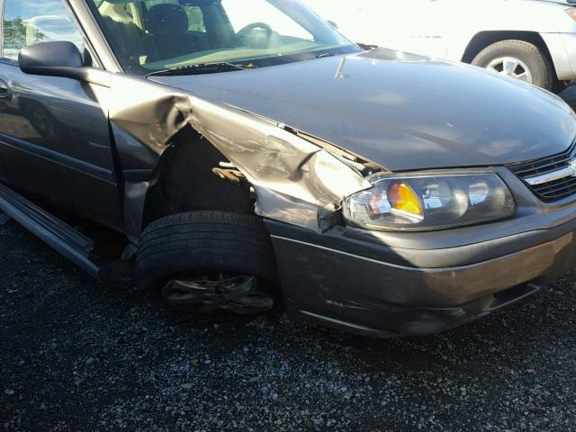 2G1WF52E739114062 - 2003 CHEVROLET IMPALA BROWN photo 9