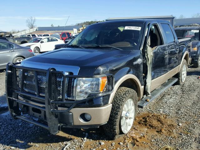 1FTFW1EF6CKD72690 - 2012 FORD F150 SUPER BLACK photo 2