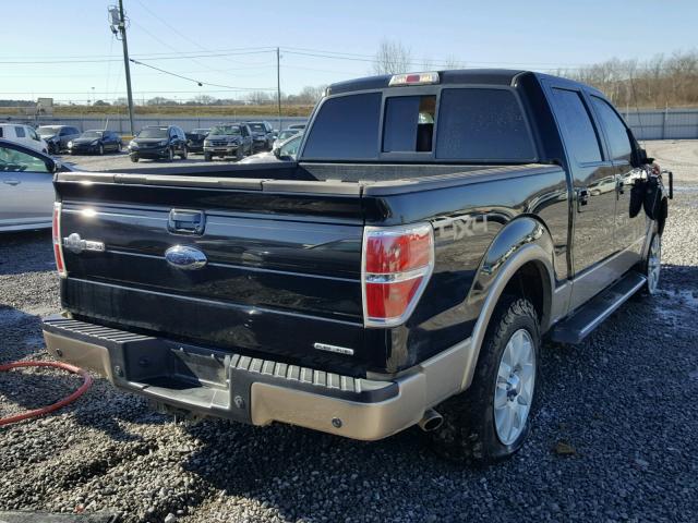 1FTFW1EF6CKD72690 - 2012 FORD F150 SUPER BLACK photo 4