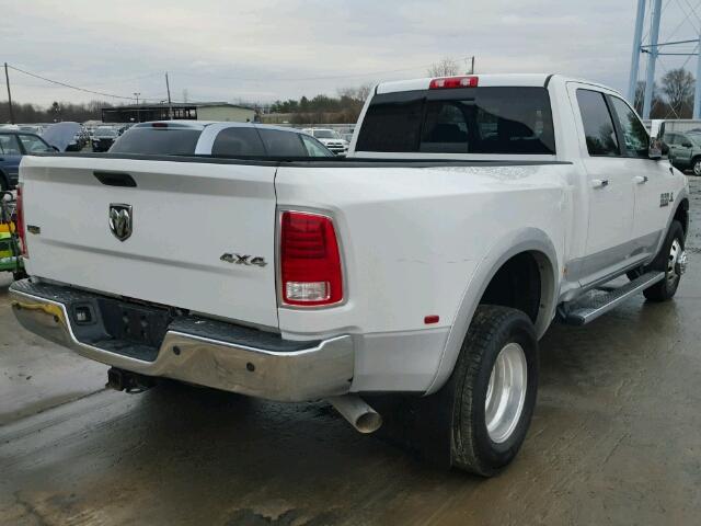 3C63RRJL1EG197917 - 2014 RAM 3500 LARAM WHITE photo 4